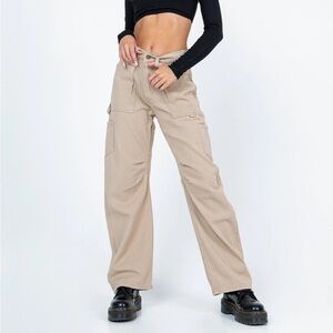 Lioness Miami Vice Beige Pants Medium NWT